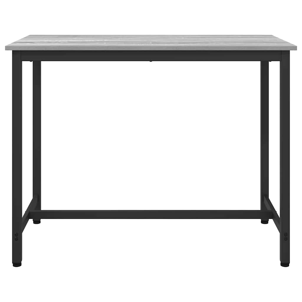 vidaXL Table Grey Sonoma 100 x 50 x 76.5 cm Engineered Wood and Steel 3