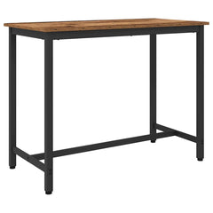 Table Engineered Wood and Steel in Old Wood