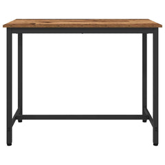 vidaXL Table Old Wood 100 x 50 x 76.5 cm Engineered Wood and Steel 3