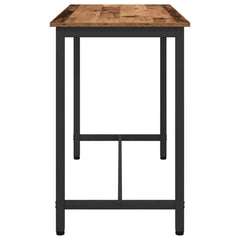 vidaXL Table Old Wood 100 x 50 x 76.5 cm Engineered Wood and Steel 4