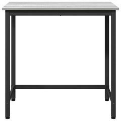 vidaXL Table Grey Sonoma 100 x 50 x 76.5 cm Engineered Wood and Steel 5