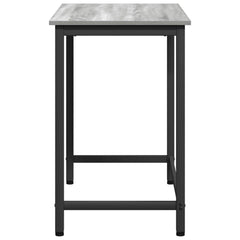 vidaXL Table Grey Sonoma 100 x 50 x 76.5 cm Engineered Wood and Steel 6