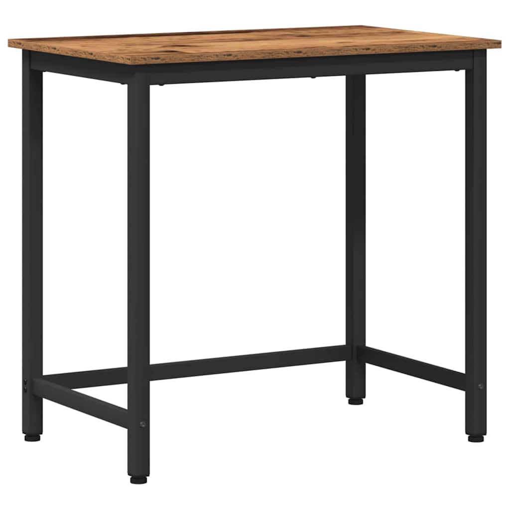 vidaXL Table Old Wood 100 x 50 x 76.5 cm Engineered Wood and Steel 2