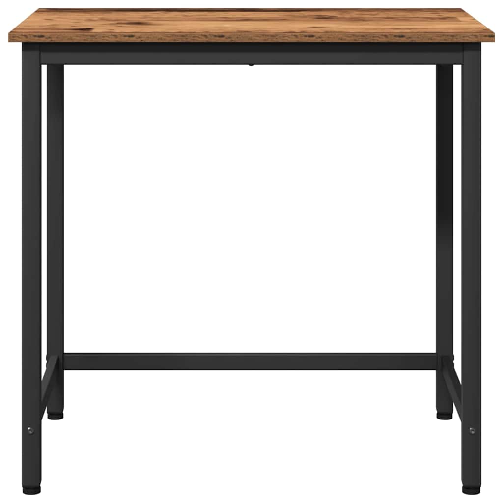 vidaXL Table Old Wood 100 x 50 x 76.5 cm Engineered Wood and Steel 5
