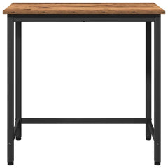 vidaXL Table Old Wood 100 x 50 x 76.5 cm Engineered Wood and Steel 5