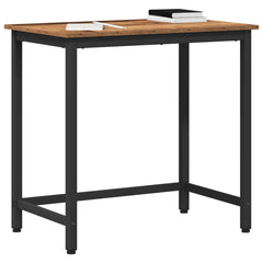 vidaXL Table Old Wood 100 x 50 x 76.5 cm Engineered Wood and Steel 3