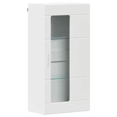 vidaXL Wooden Cabinet White Engineered Wood 2