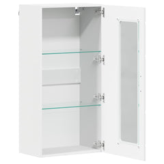 vidaXL Wooden Cabinet White Engineered Wood 5