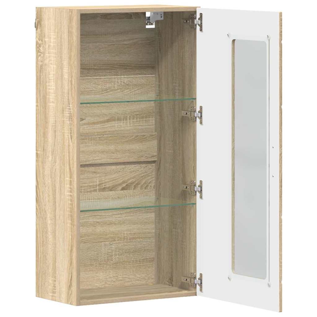 vidaXL Wooden Cabinet Sonoma Oak Engineered Wood 5