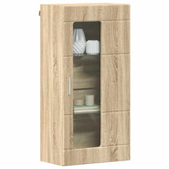 vidaXL Wooden Cabinet Sonoma Oak Engineered Wood 3