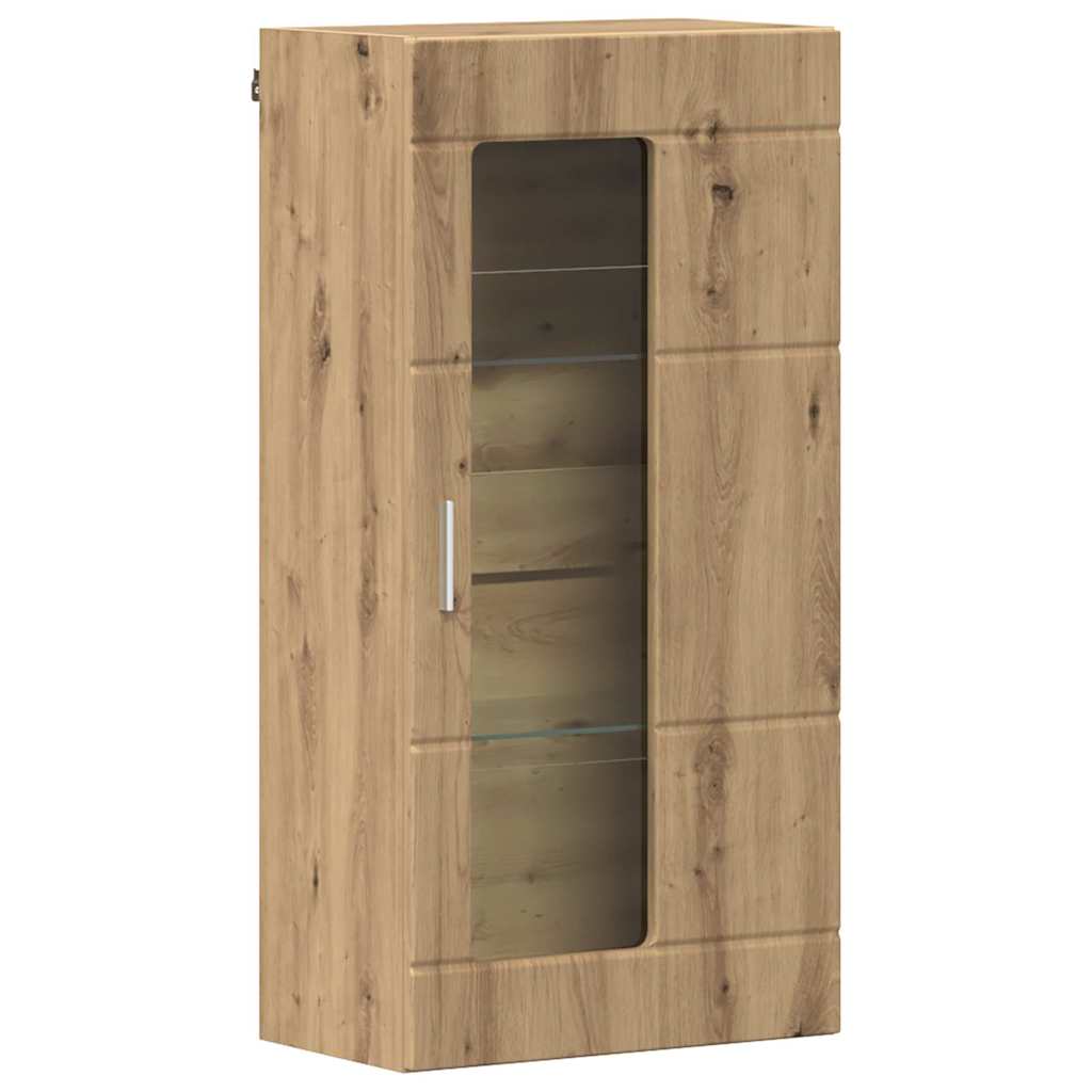 vidaXL Wooden Cabinet Artisan Oak Engineered Wood 2