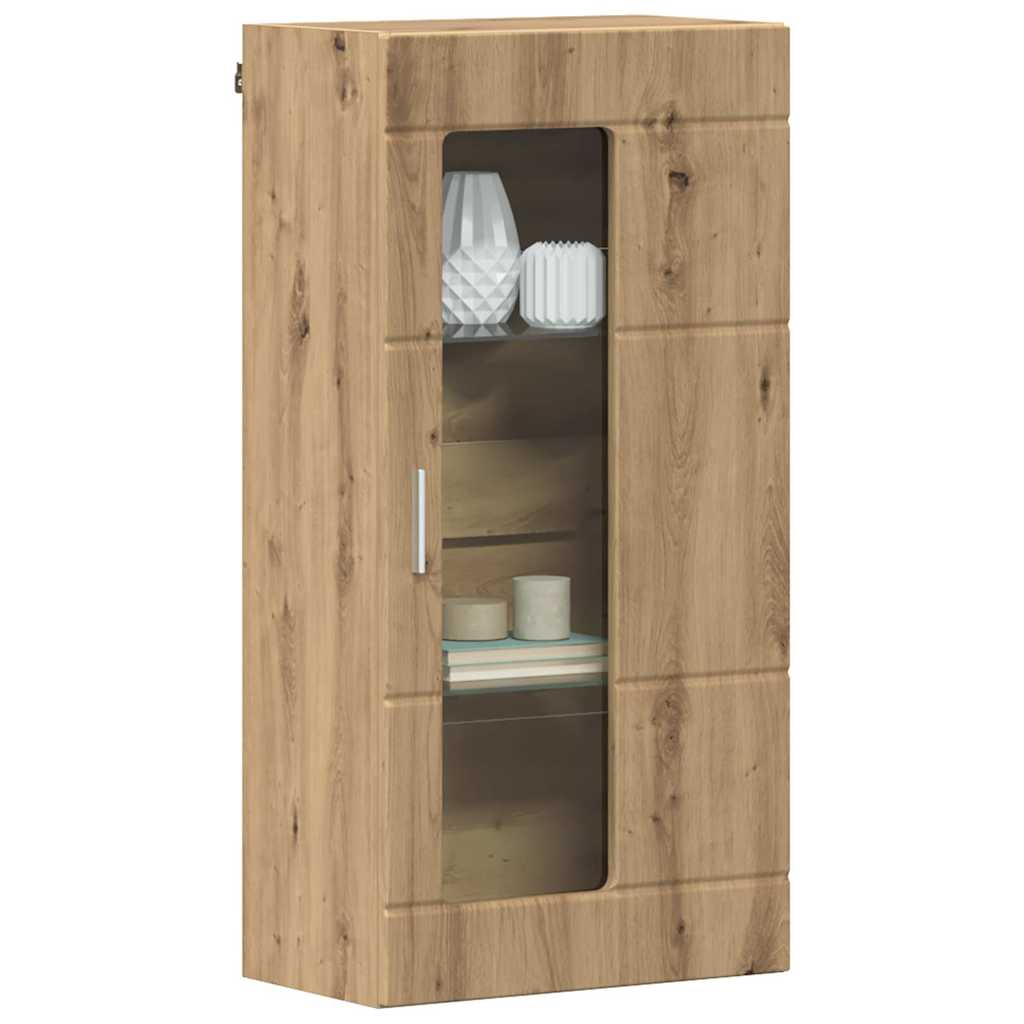 vidaXL Wooden Cabinet Artisan Oak Engineered Wood 3