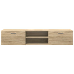vidaXL Wooden Cabinet 150 x 39 x 30 cm Sonoma Oak Engineered Wood 6