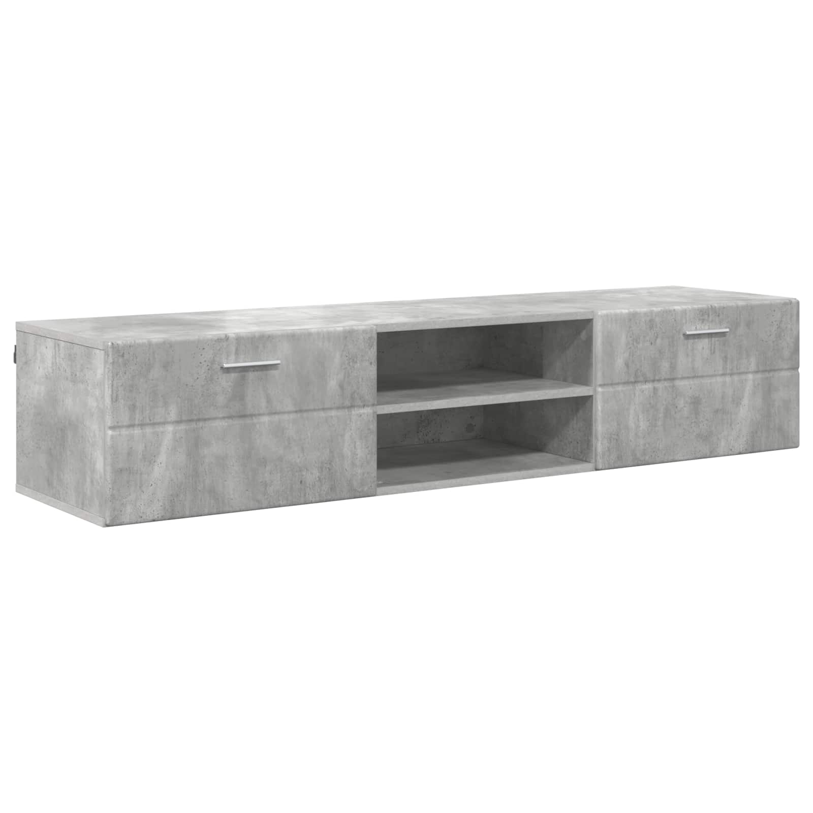 vidaXL Wooden Cabinet 150 x 39 x 30 cm High Gloss White 2