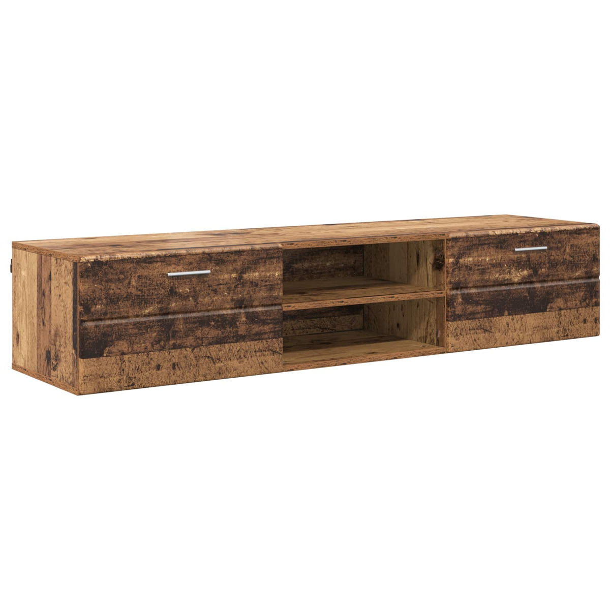 vidaXL Wooden Cabinet 150 x 39 x 30 cm Old Wood Engineered Wood 2
