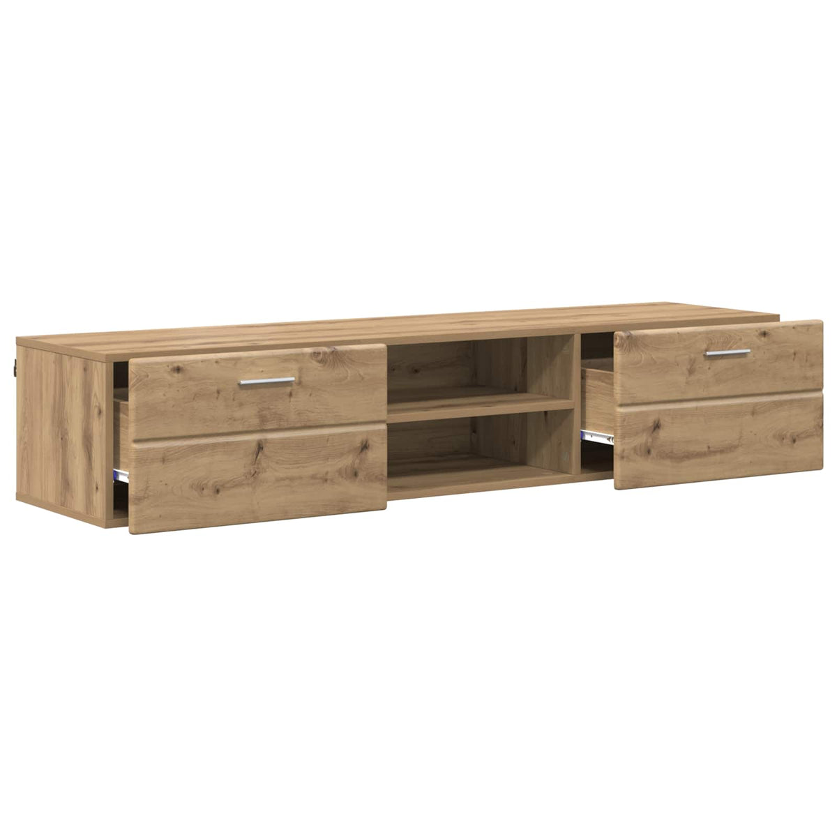 vidaXL Wooden Cabinet 150 x 39 x 30 cm Artisan Oak Engineered Wood 5