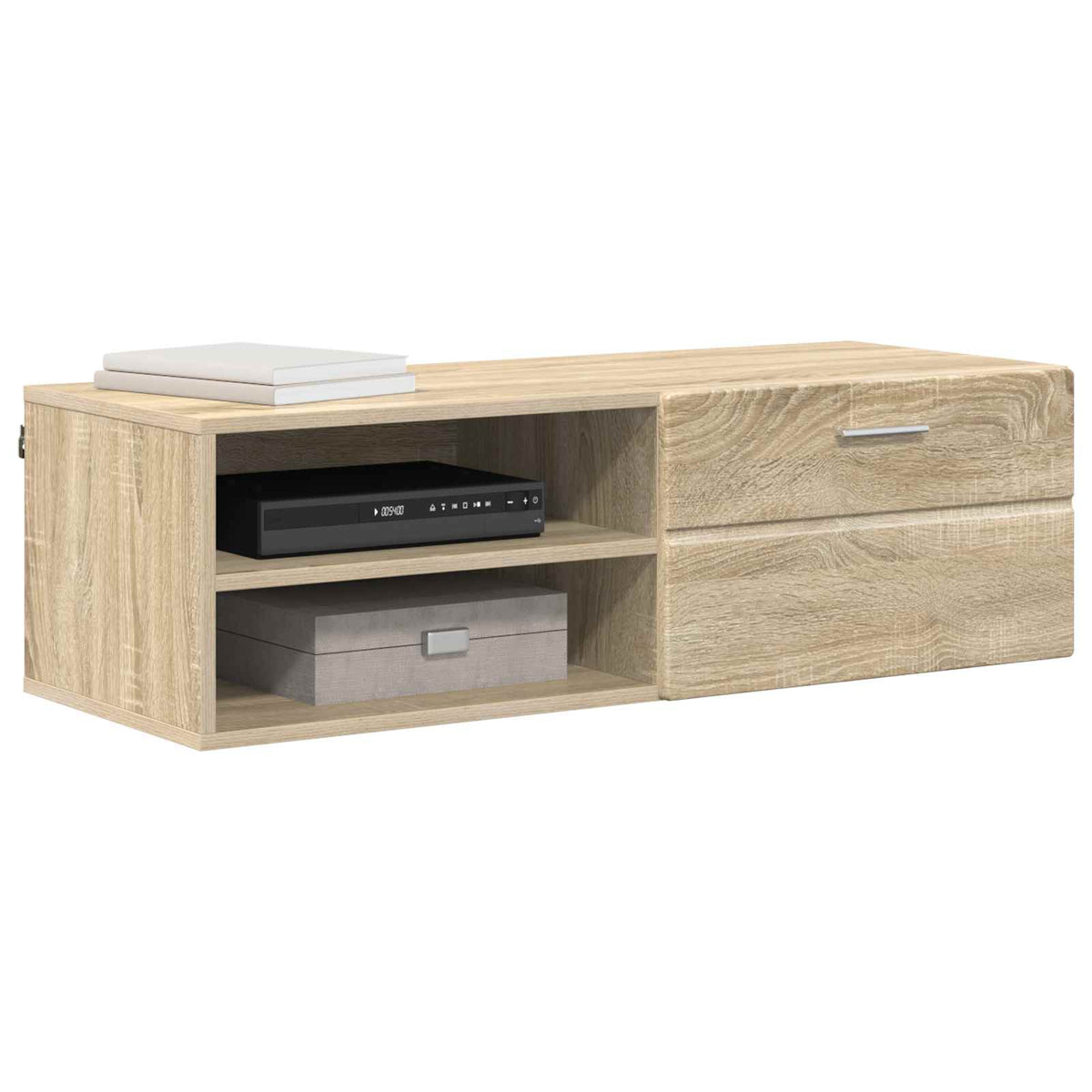 TV Cabinet Set FLORIN 3 pcs 150 x 39 x 30 cm Sonoma oak TV cabinet with 1 drawer