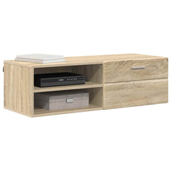 TV Cabinet Set FLORIN 3 pcs 150 x 39 x 30 cm Sonoma oak TV cabinet with 1 drawer