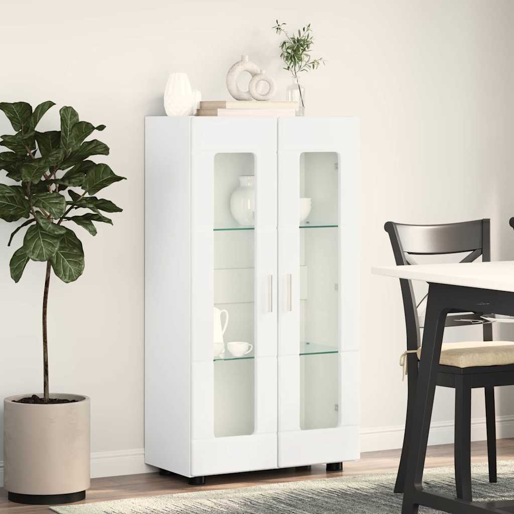 vidaXL Sideboard FLORIN 55.5 x 29 x 100 cm White Engineered Wood 4