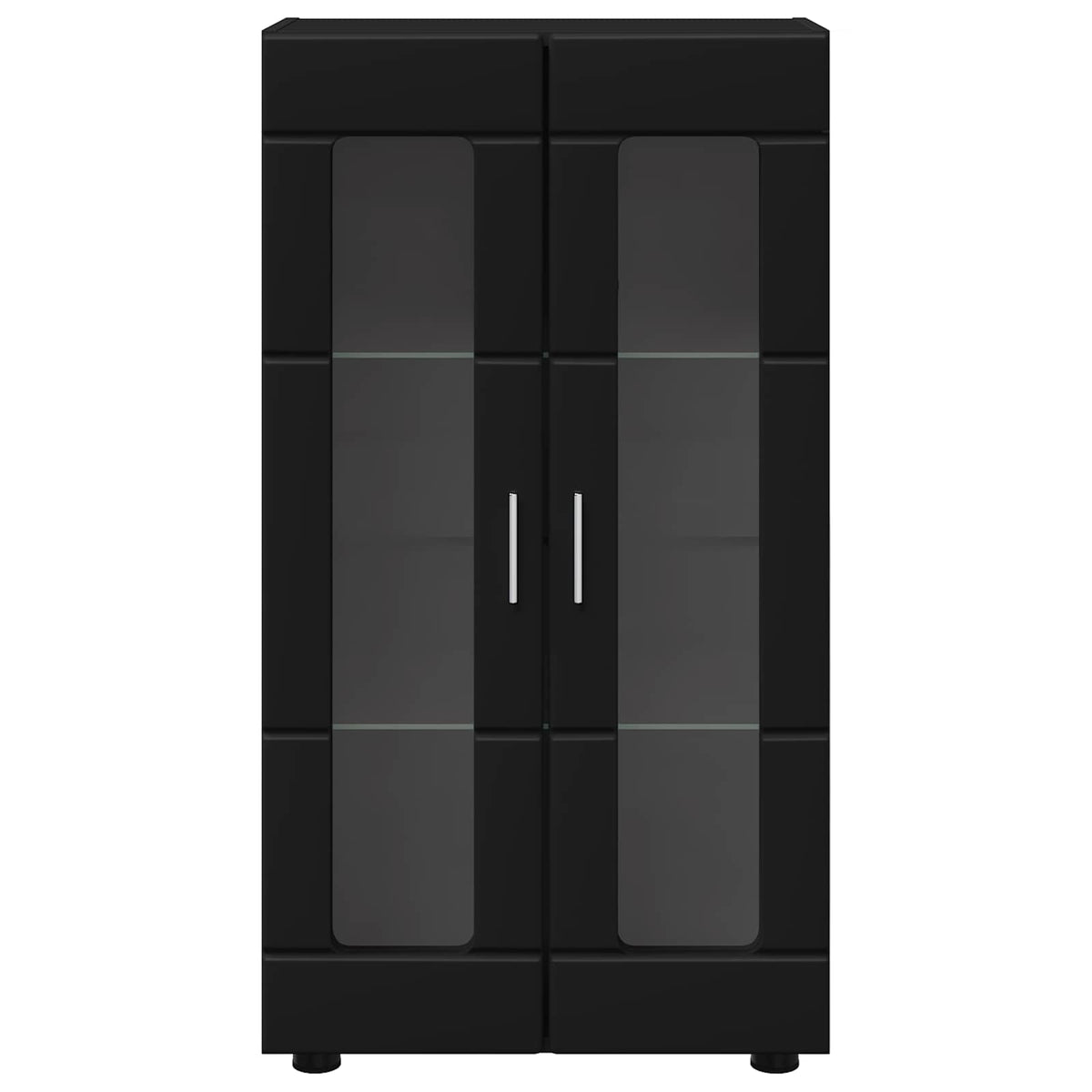 vidaXL Sideboard FLORIN 55.5 x 29 x 100 cm Black Engineered Wood 6