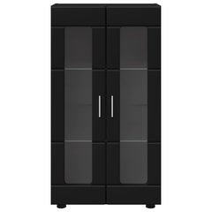 vidaXL Sideboard FLORIN 55.5 x 29 x 100 cm Black Engineered Wood 6