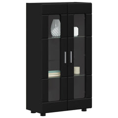 vidaXL Sideboard FLORIN 55.5 x 29 x 100 cm Black Engineered Wood 3