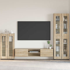 vidaXL Sideboard FLORIN 55.5 x 29 x 100 cm Sonoma Oak Engineered Wood 1