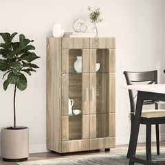 vidaXL Sideboard FLORIN 55.5 x 29 x 100 cm Sonoma Oak Engineered Wood 4