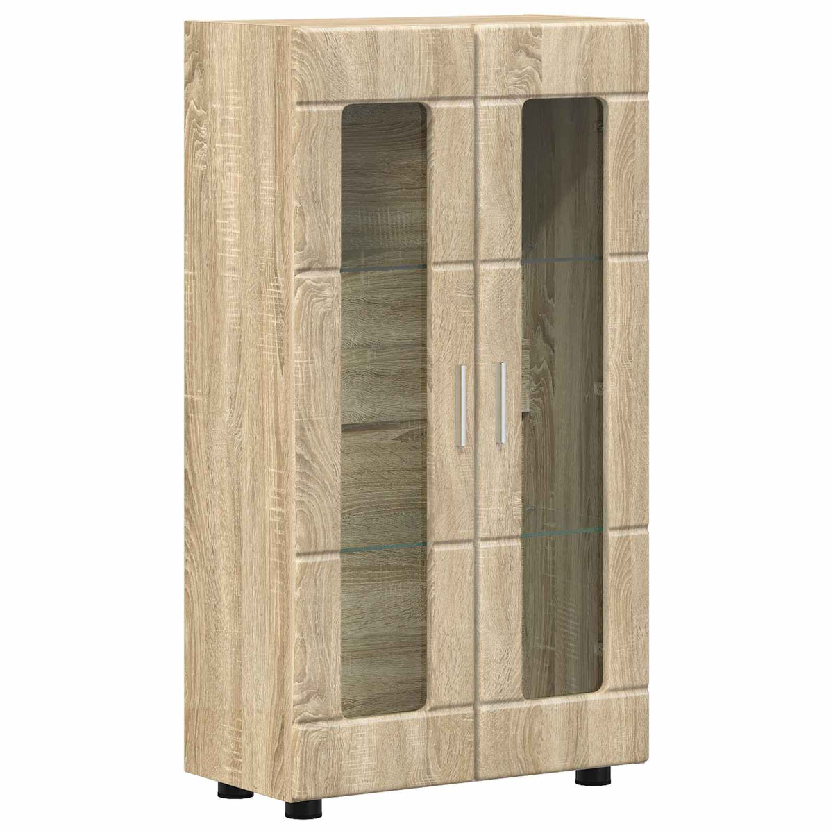 vidaXL Sideboard FLORIN 55.5 x 29 x 100 cm Sonoma Oak Engineered Wood 2