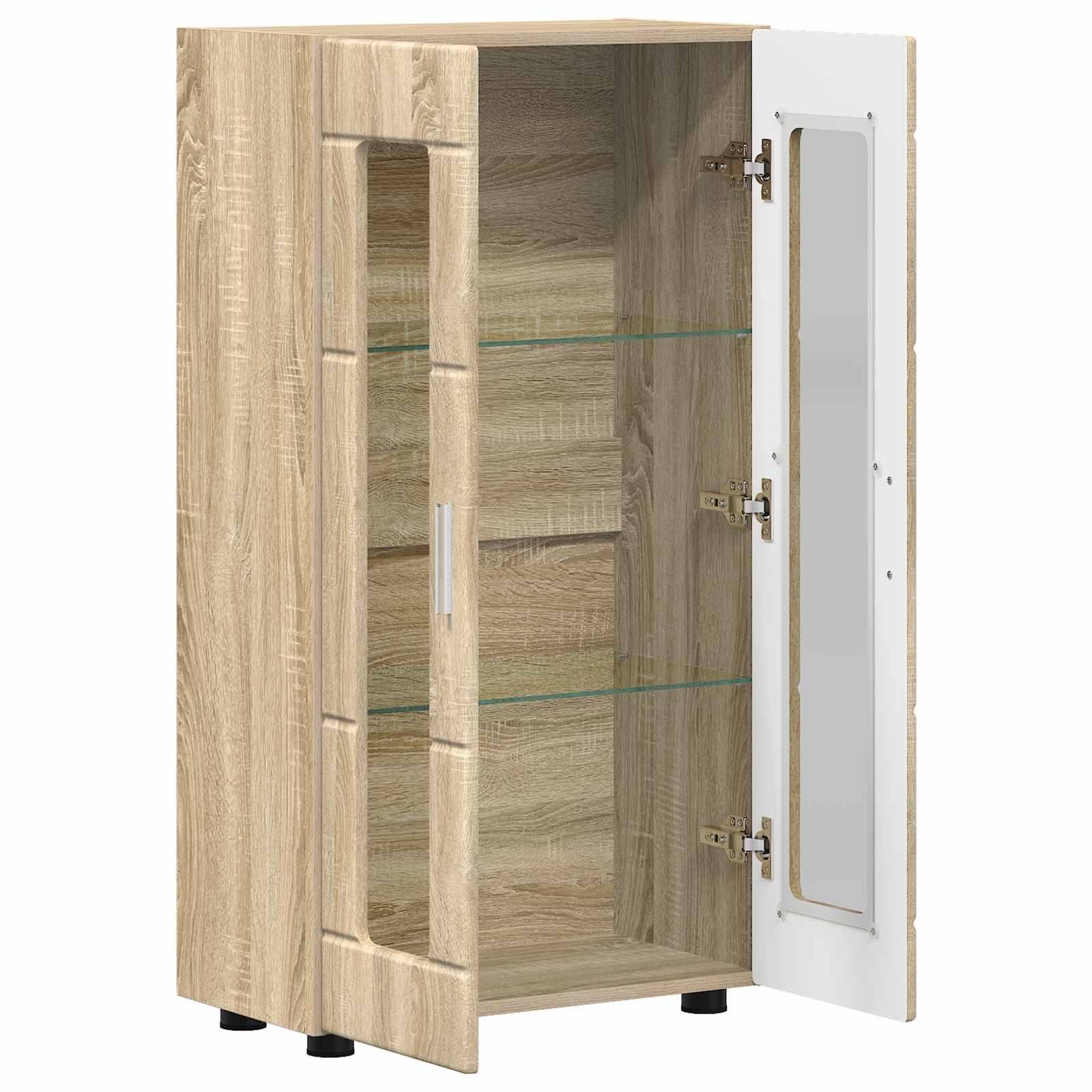 vidaXL Sideboard FLORIN 55.5 x 29 x 100 cm Sonoma Oak Engineered Wood 5