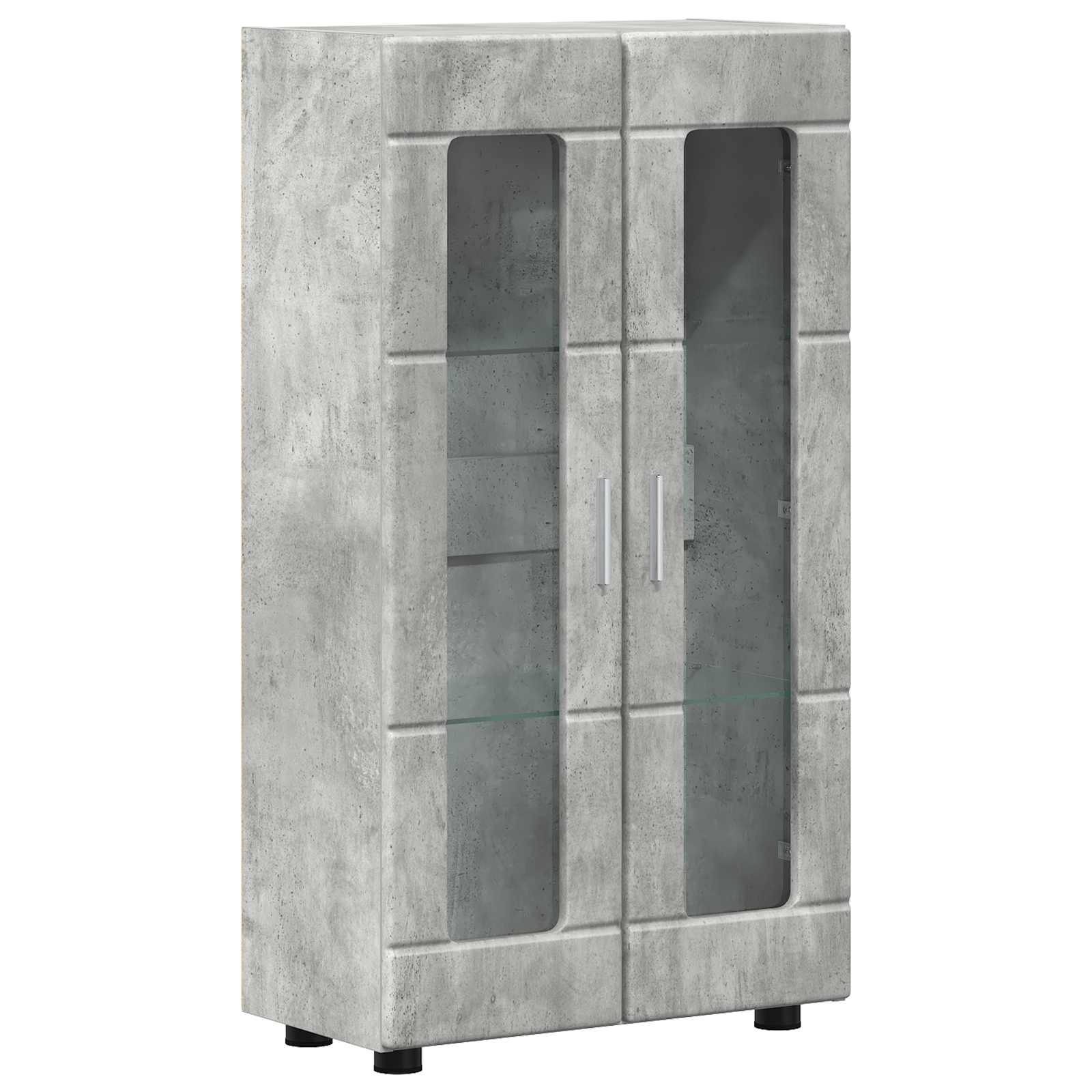 vidaXL Sideboard FLORIN 55.5 x 29 x 100 cm Concrete Grey 2