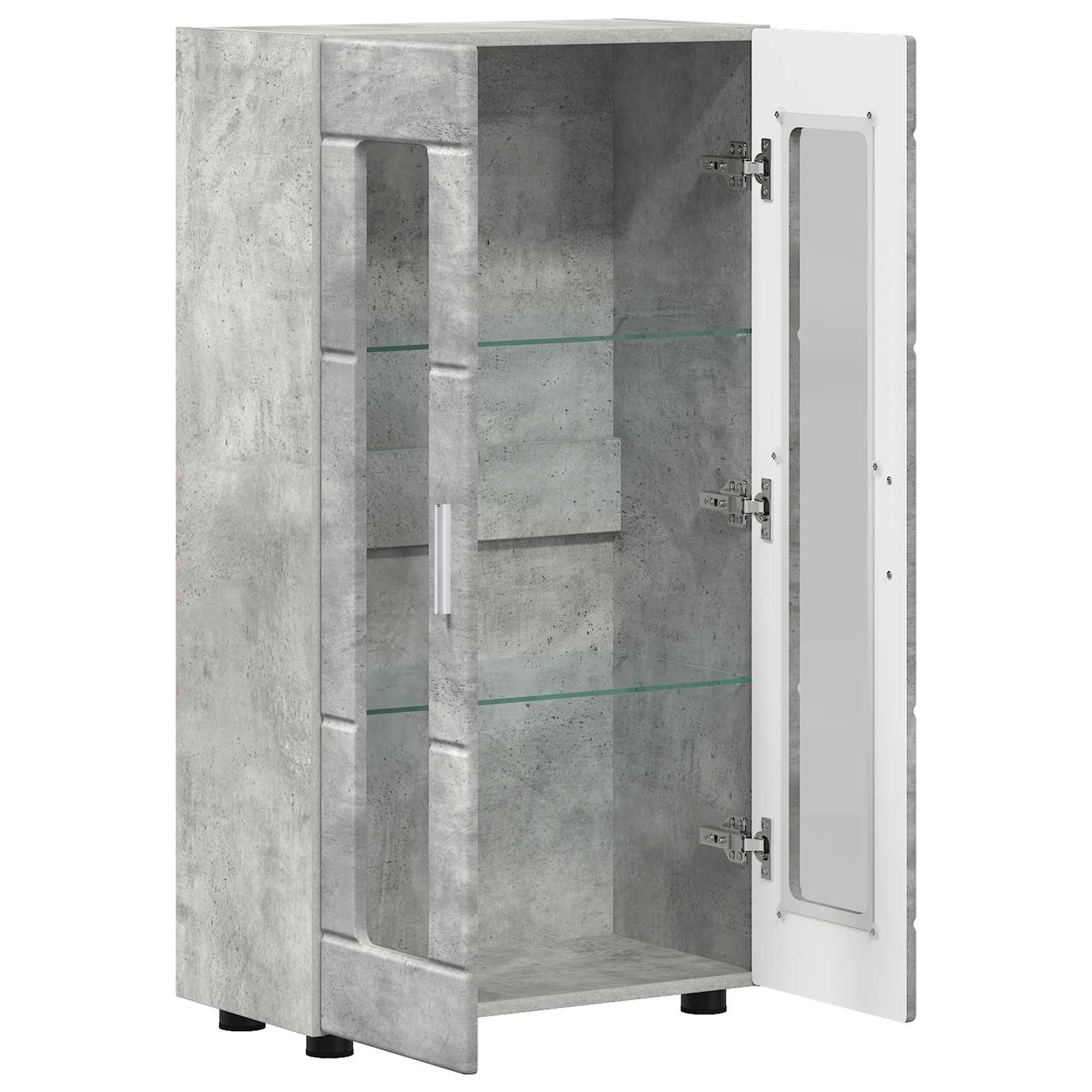vidaXL Sideboard FLORIN 55.5 x 29 x 100 cm Concrete Grey 5
