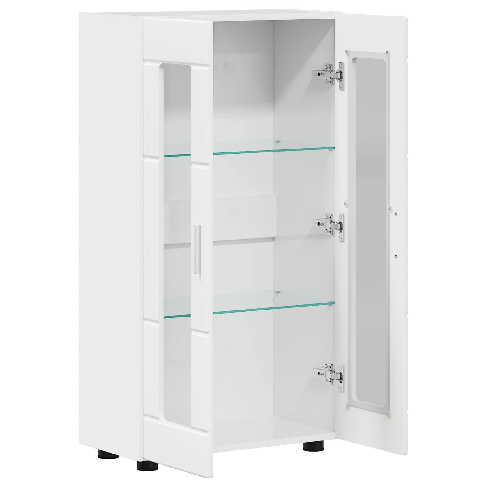 vidaXL Sideboard FLORIN 55.5 x 29 x 100 cm High Gloss White 5