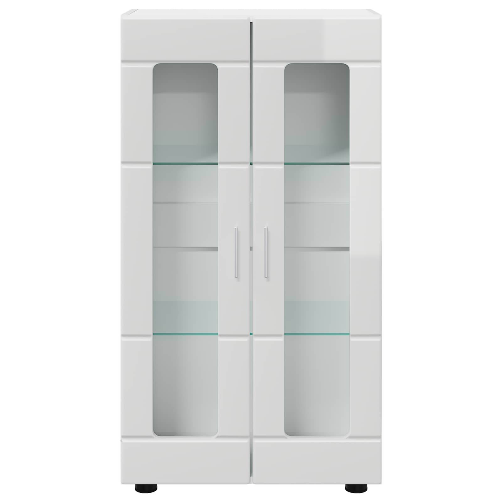 vidaXL Sideboard FLORIN 55.5 x 29 x 100 cm High Gloss White 6