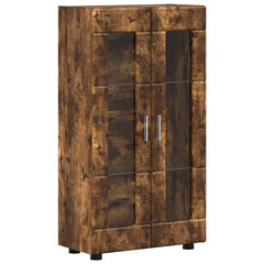 vidaXL Sideboard FLORIN 55.5 x 29 x 100 cm Smoked Oak Engineered Wood 2