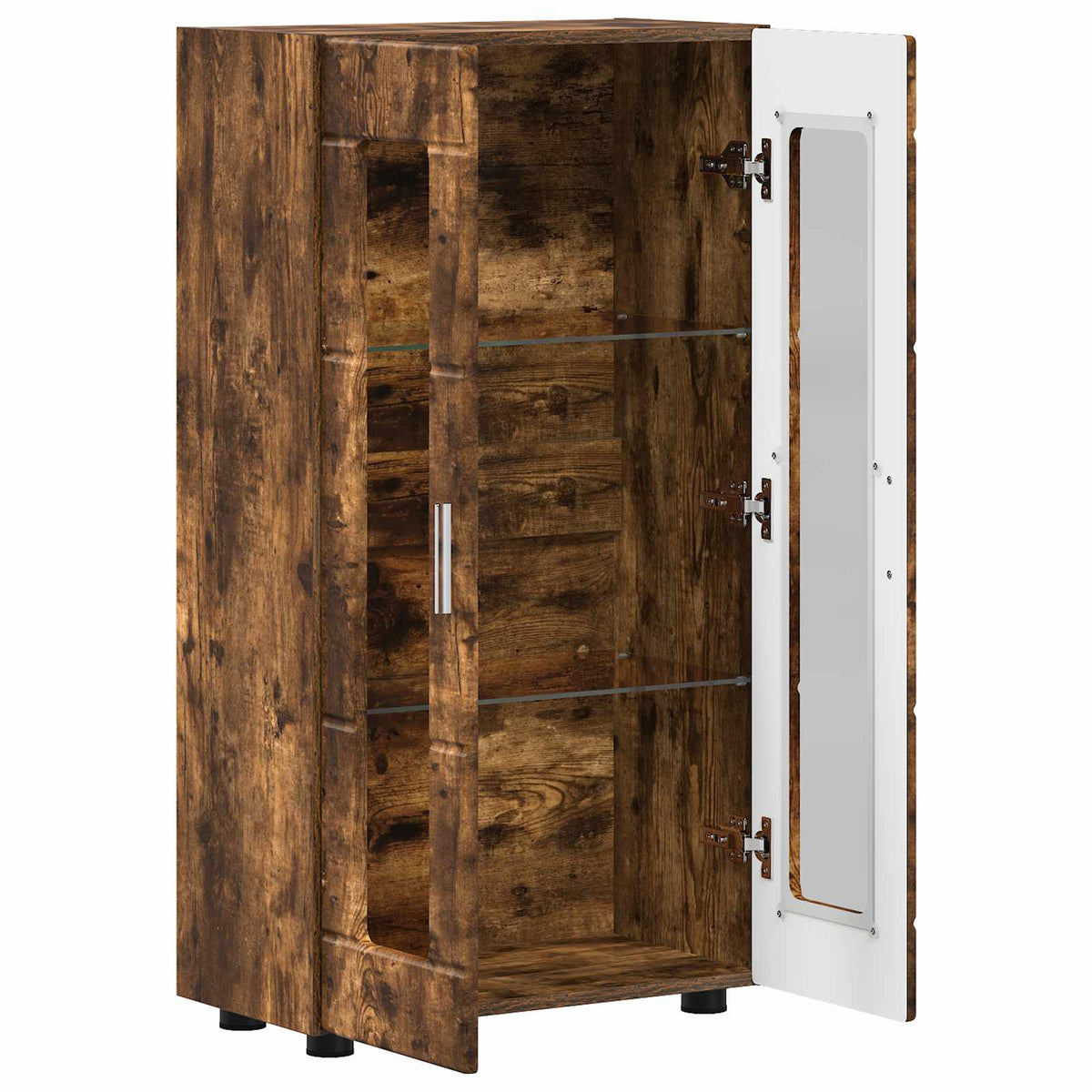 vidaXL Sideboard FLORIN 55.5 x 29 x 100 cm Smoked Oak Engineered Wood 5