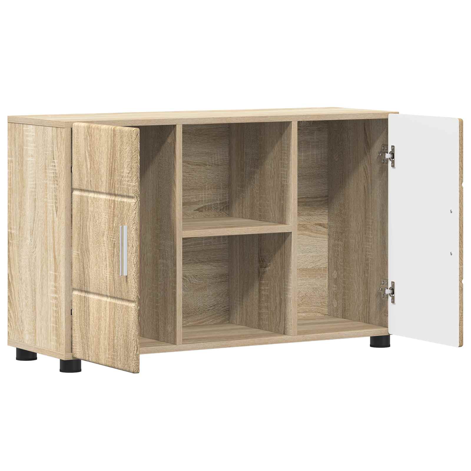 vidaXL Sideboard FLORIN 88.5 x 30.5 x 55.5 cm Sonoma Oak 5
