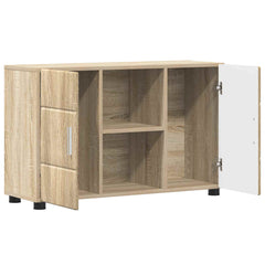 vidaXL Sideboard FLORIN 88.5 x 30.5 x 55.5 cm Sonoma Oak 5