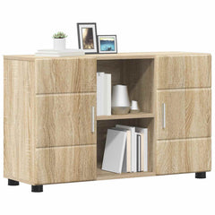 vidaXL Sideboard FLORIN 88.5 x 30.5 x 55.5 cm Sonoma Oak 3