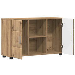 vidaXL Sideboard FLORIN 88.5 x 30.5 x 55.5 cm Artisan Oak 5