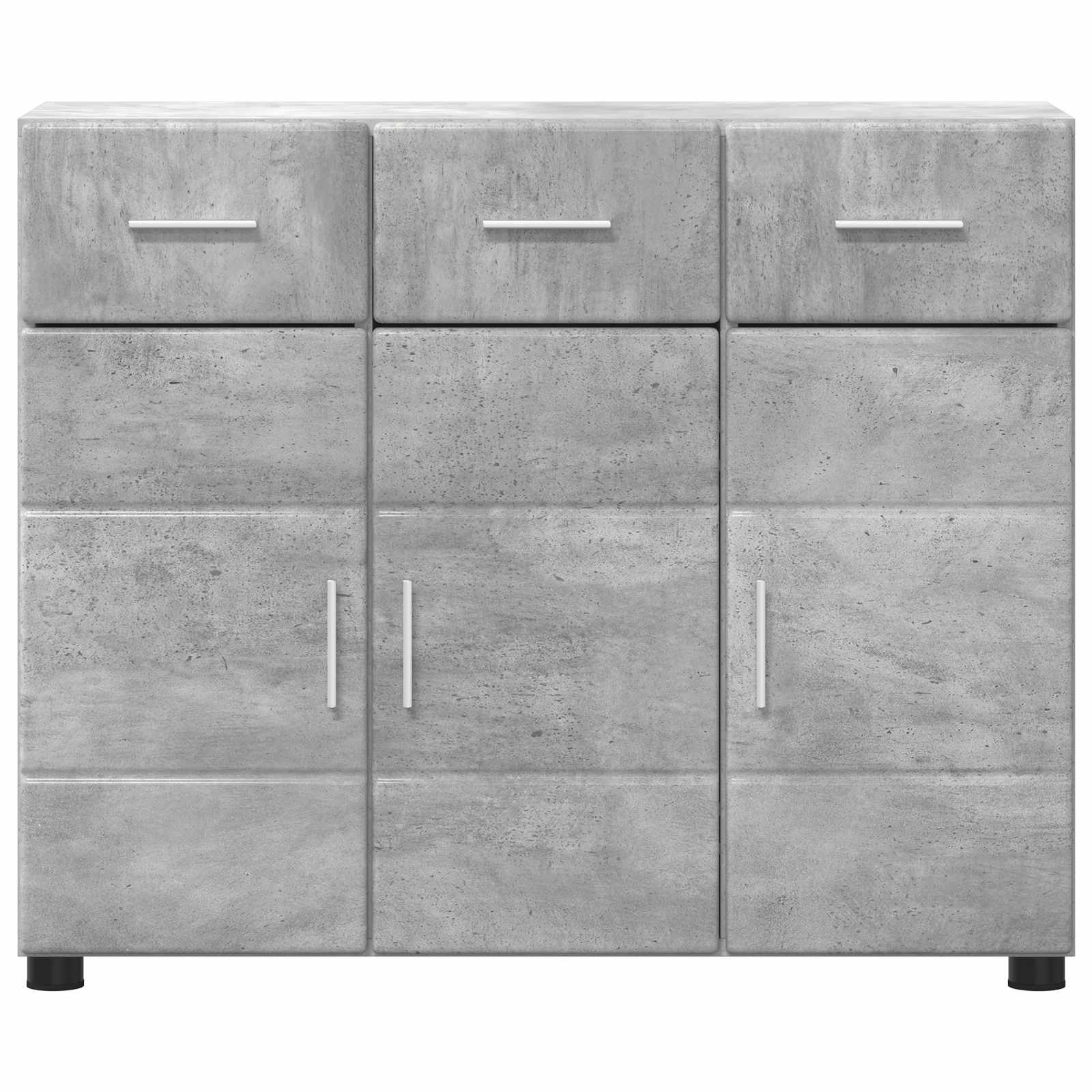 vidaXL Sideboard FLORIN 88.5 x 30.5 x 73 cm Concrete Grey 6