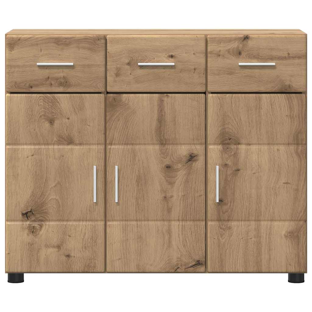 vidaXL Sideboard FLORIN 88.5 x 30.5 x 73 cm Artisan Oak 6