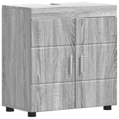vidaXL Bathroom Cabinet Set TULUM Grey Sonoma 60 x 34 x 63 cm 2