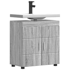 vidaXL Bathroom Cabinet Set TULUM Grey Sonoma 60 x 34 x 63 cm 3
