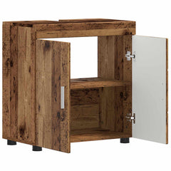 vidaXL Bathroom Cabinet Set TULUM Old Wood 60 x 34 x 63 cm 5