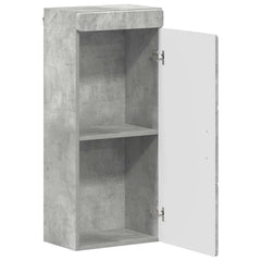vidaXL Bathroom Wall Cabinet TULUM Concrete Grey 37 x 24.5 x 86 cm 5