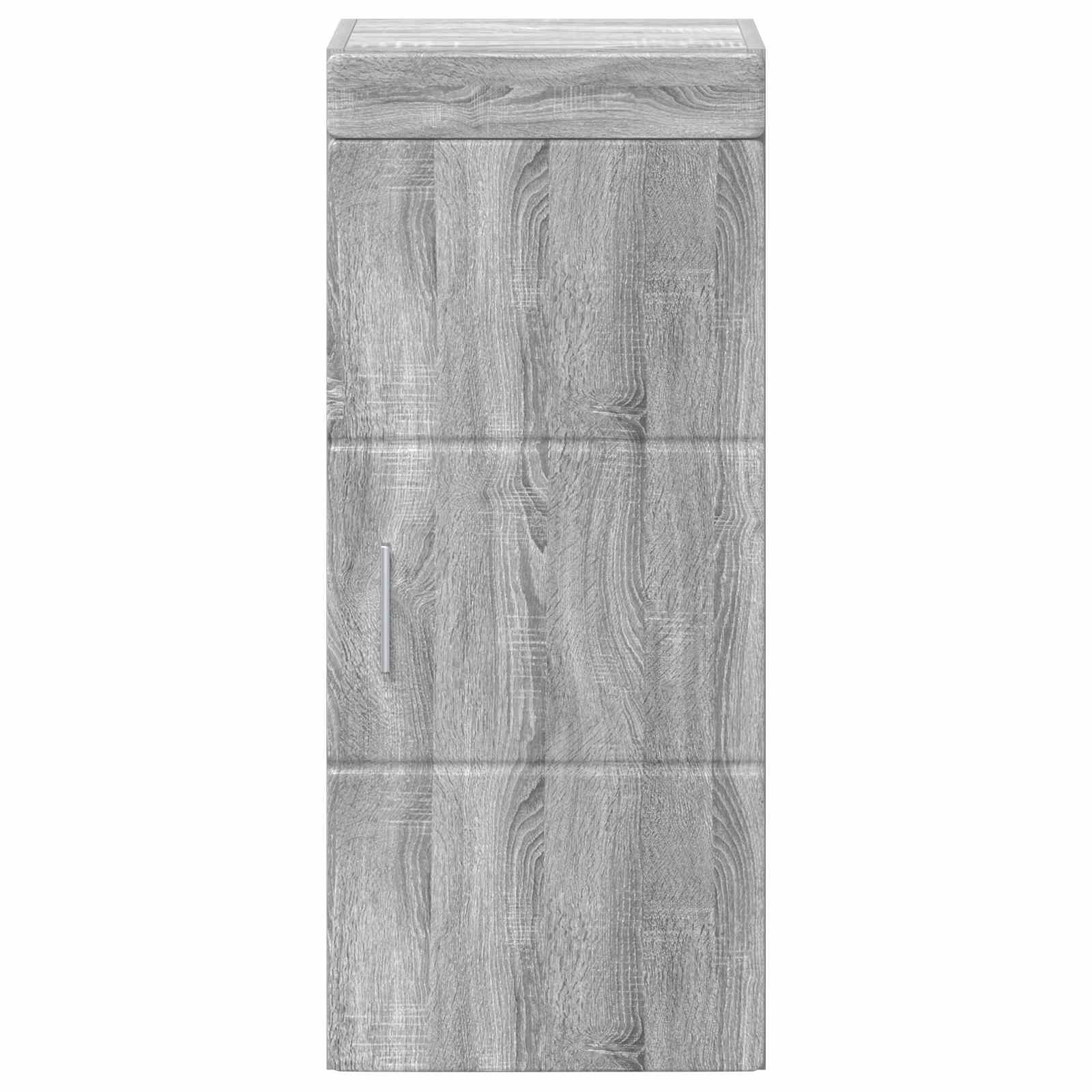 vidaXL Bathroom Wall Cabinet TULUM Grey Sonoma 37 x 24.5 x 86 cm 6