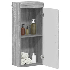 vidaXL Bathroom Wall Cabinet TULUM Grey Sonoma 37 x 24.5 x 86 cm 3