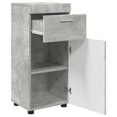 vidaXL Bathroom Cabinet Set TULUM Concrete Grey 37 x 31.5 x 82 cm 5