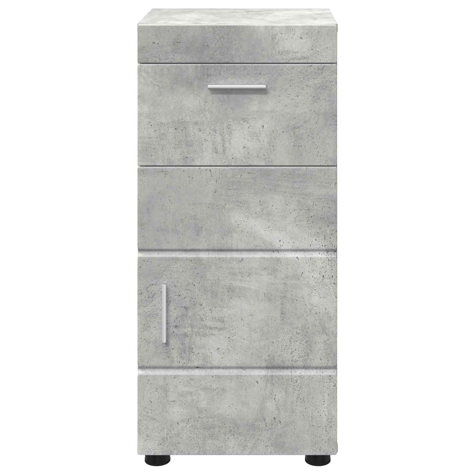 vidaXL Bathroom Cabinet Set TULUM Concrete Grey 37 x 31.5 x 82 cm 6
